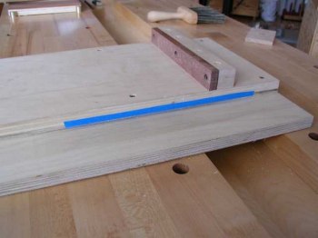 tape shows the parts that aren't cut